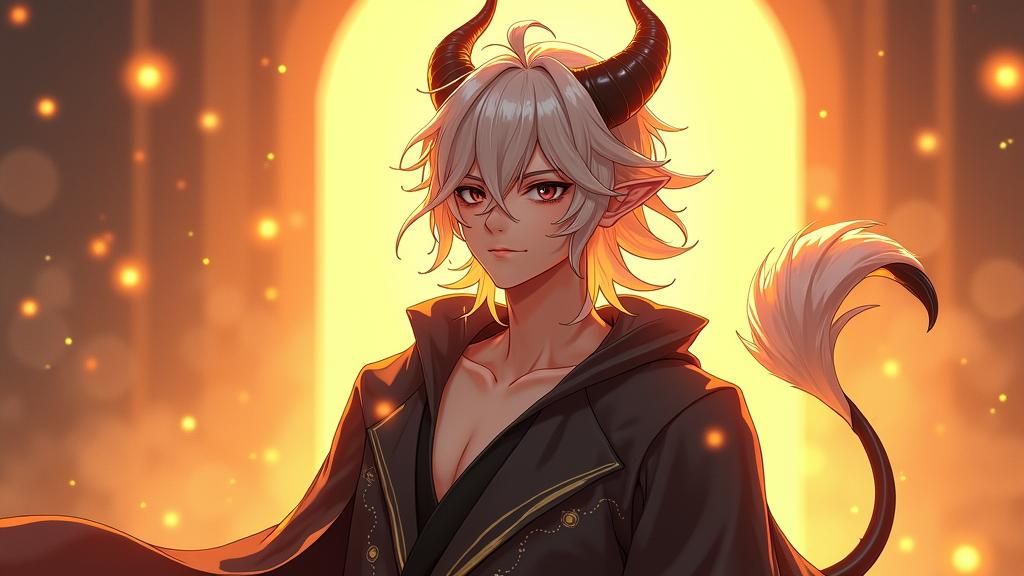 Majestic Wight Devil in Divine Golden Light