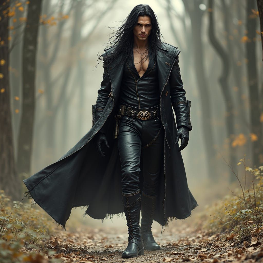 Primordial God Chaos as Dark Fantasy Human