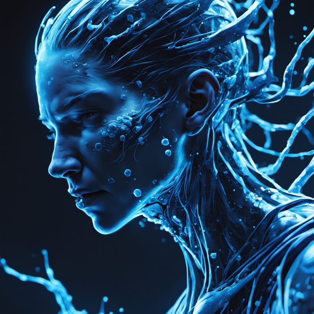 White Blood Cell Attacks Bacteria: Macro Photography