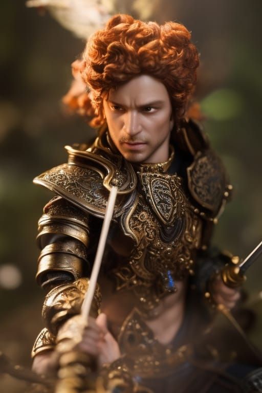 Detailed Halfling Bard with Chimes in Tavern