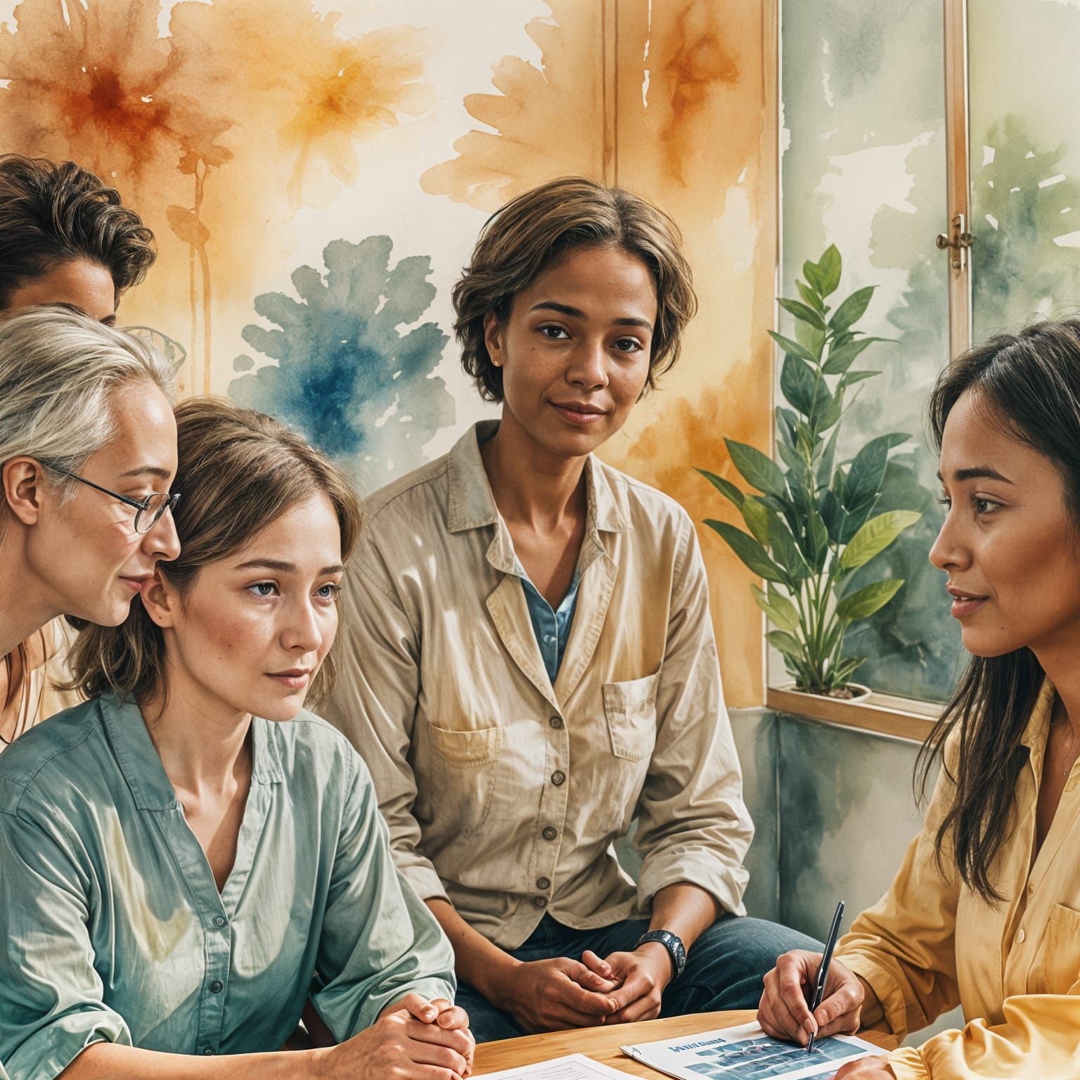 Visualizing Therapeutic Support and Counseling Methods