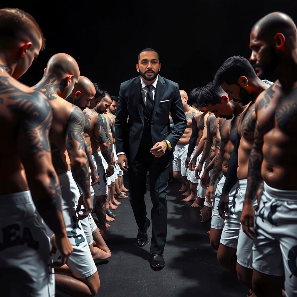 El Salvador's President Bukele Amidst Mara 13 Gang Members i...