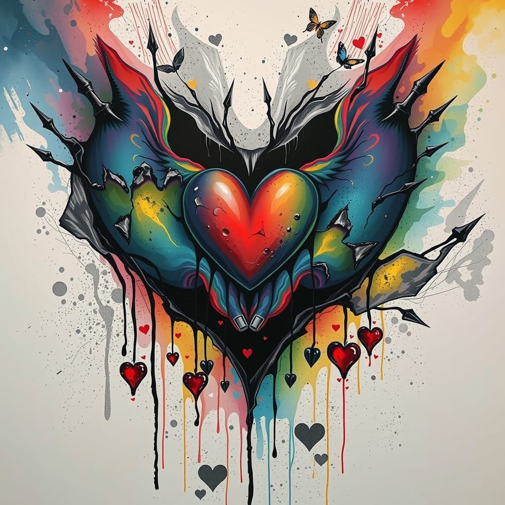 Personified Ace of Hearts Emerges From Playing Card