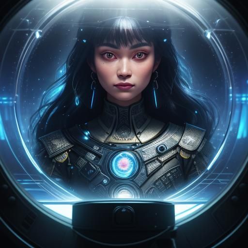 Dollhouse Family Through Peephole: Hyperrealistic Concept Ar...