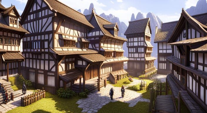 Medieval Fantasy Town