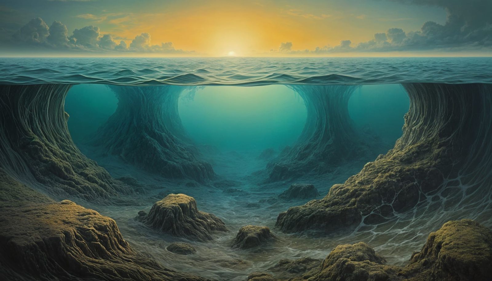 Surrealistic Scenes of Fae Life Breathe Vitality into Murky....