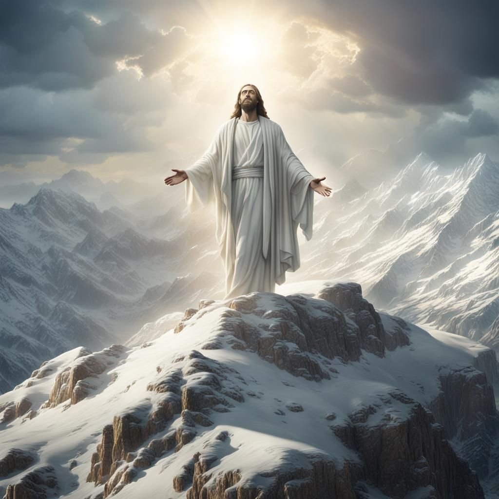 Jesus Transfigured: A Digital Matte Painting