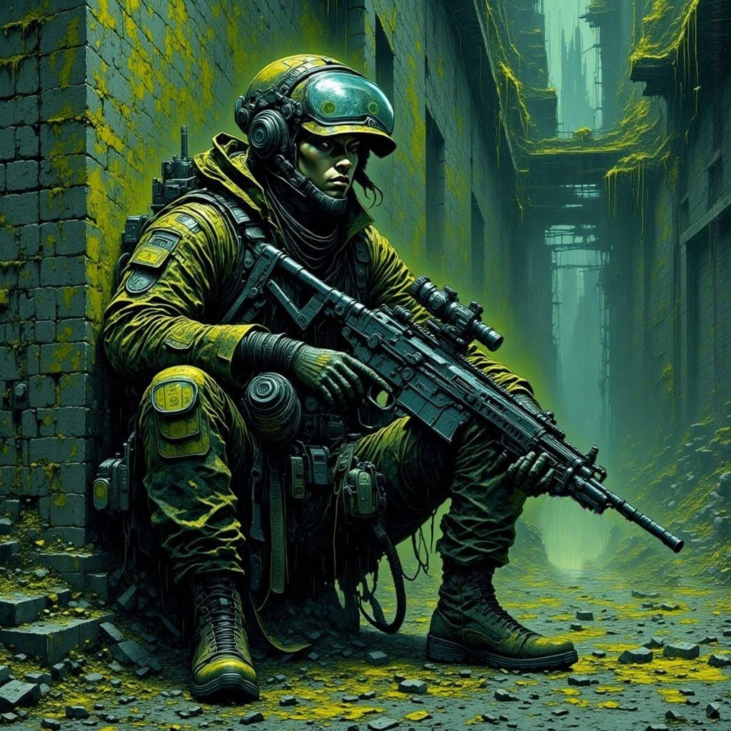 Terrified STALKER Hiding in Ruined Pripyat