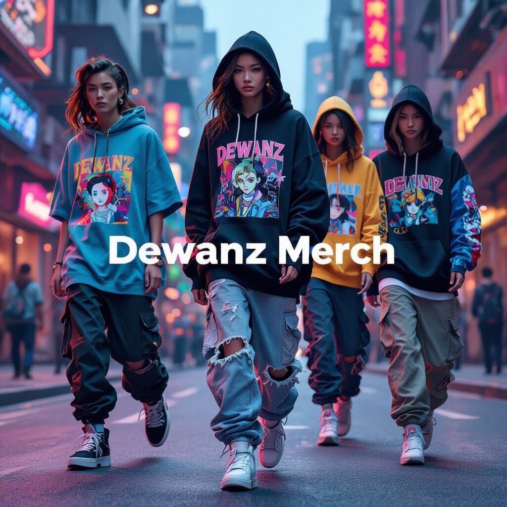 Gen Z Models Showcase Streetwear in Urban Setting