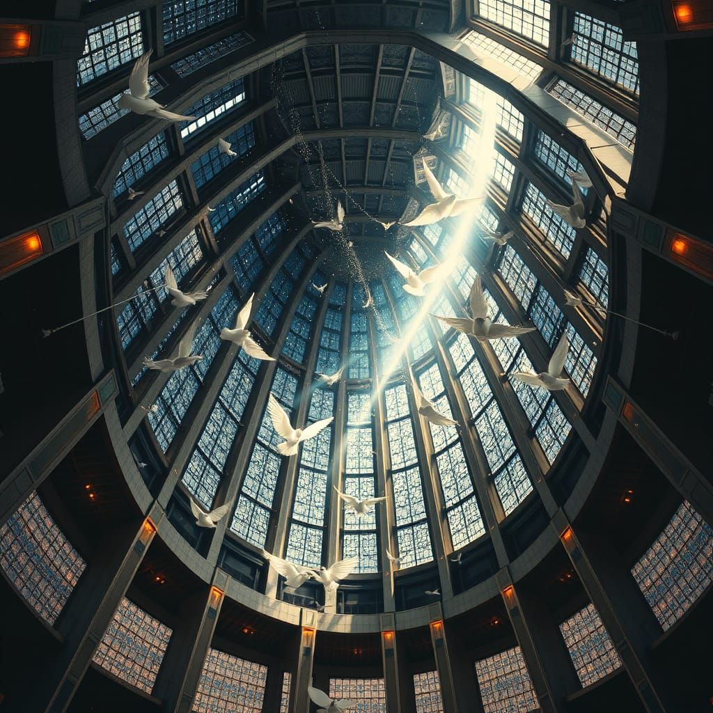 Angelic Infinity in Architectural Marvel