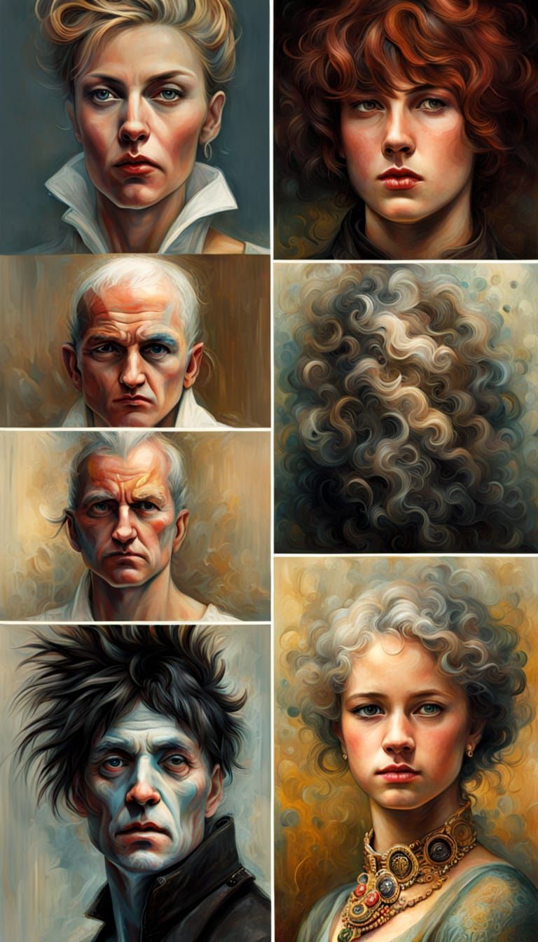 AI Generated Images of a Mysterious Artist