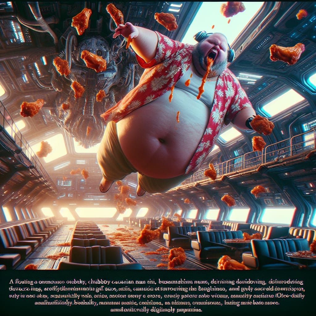 Eating Buffalo Wings in Zero Gravity II