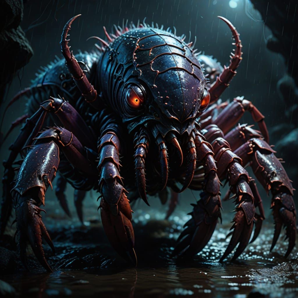 Darkwater Horror: Iridescent Monstrosity Emerges