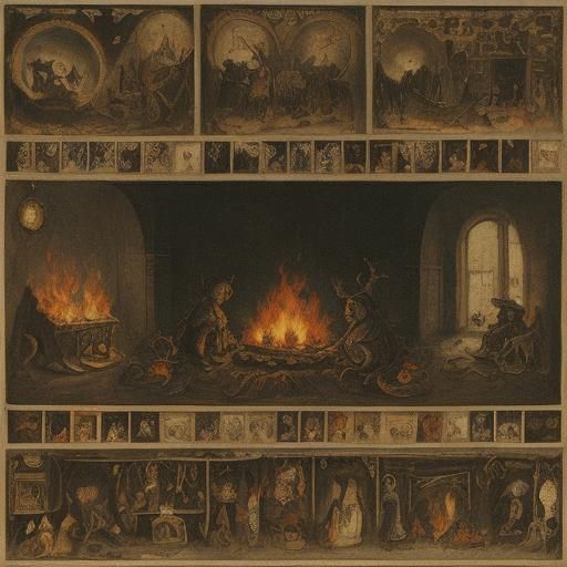 Cursed Stove Brew: Grotesque Shadows Dance