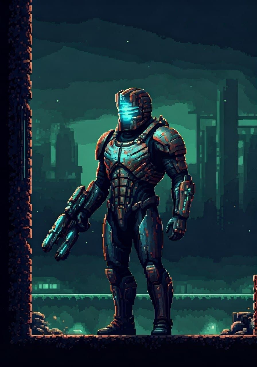 Dead Space: 16-bit Pixel Art Retro Game