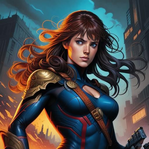 Dynamic Comic Book Art Illustration