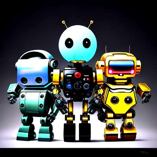 Cutest Surreal Robots Generated by AI