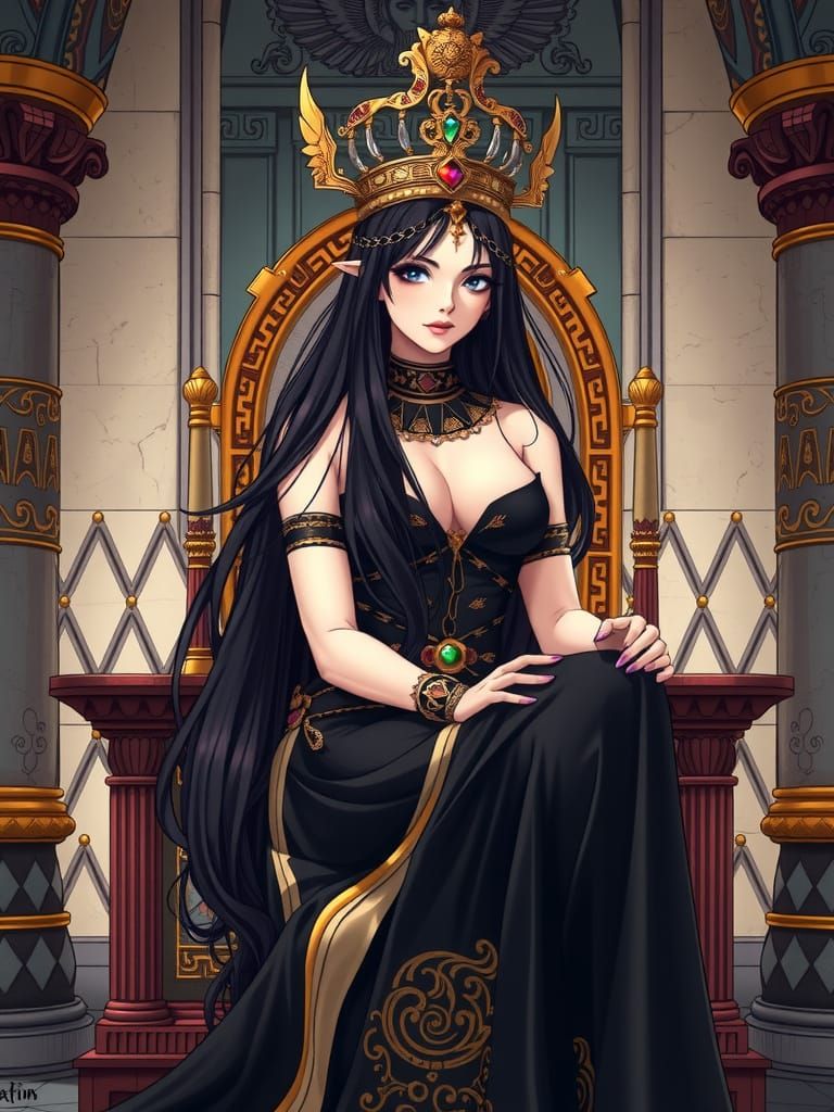 Ancient Goddess Reigns Supreme in Opulent Palace