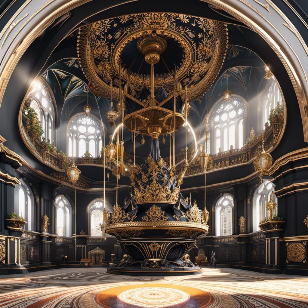 neo gothic cathedral interior