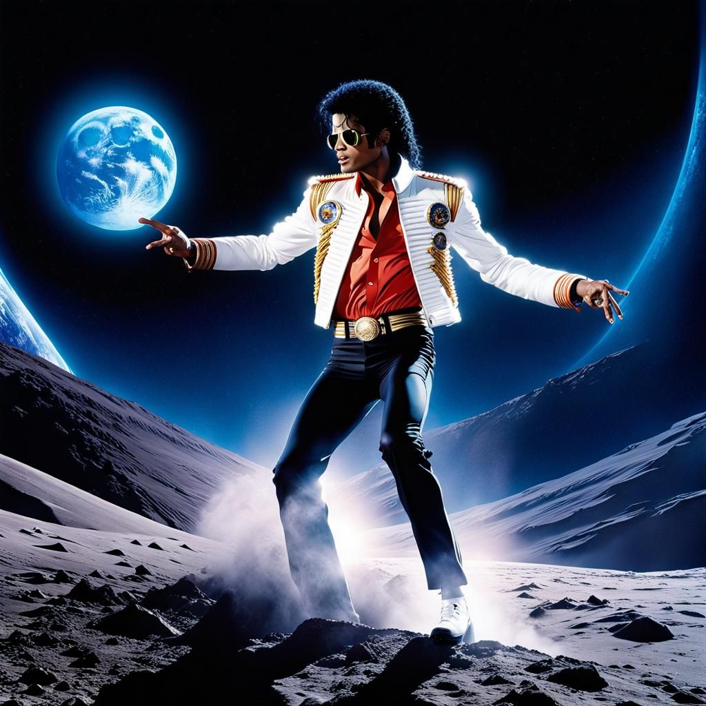 Dancing Moonwalk on the Moon