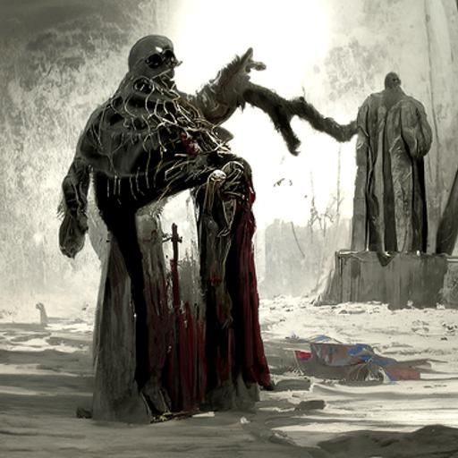Horror Scene in the Style of Gustave Doré