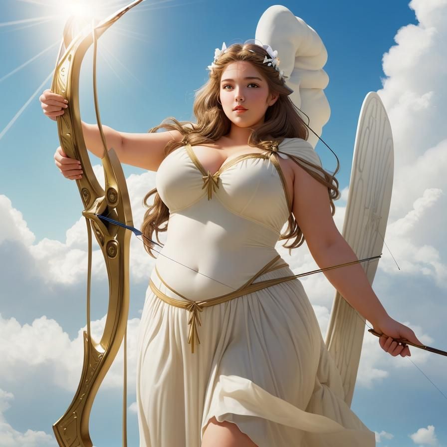 Plus Size Artemis with Bow and Arrow