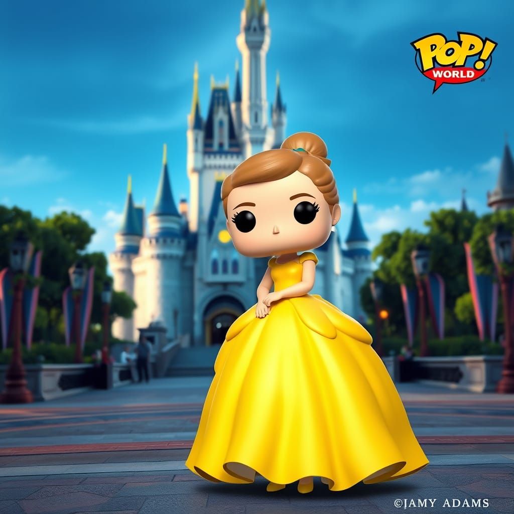 Funko Pop Figure Disney Amy Adams as Giselle in Disney World