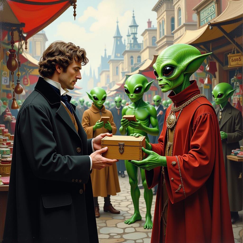 Sherlock Holmes Buys Alien Artifact as Millais Painting