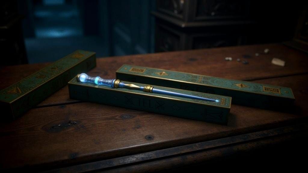 Detailed Matte Painting of a Magic Wand