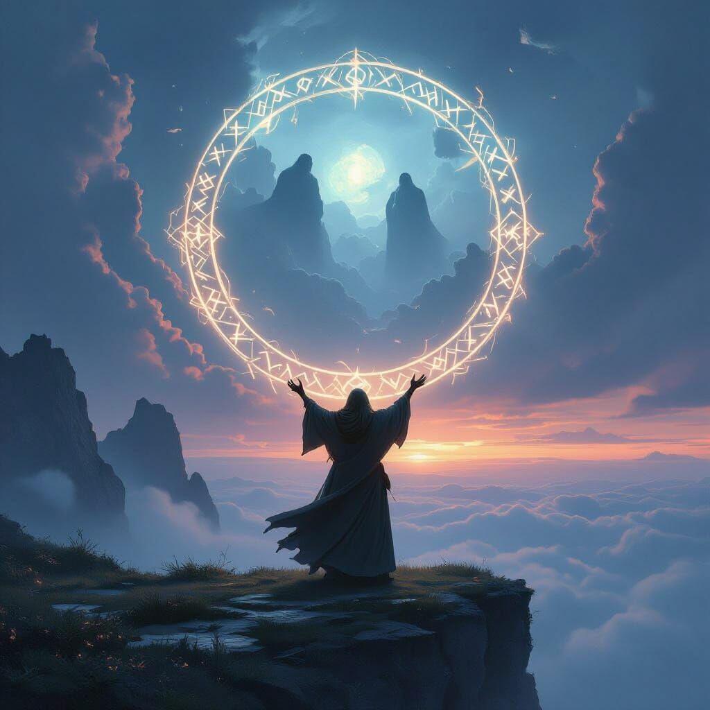 Druid Conjures Ancient Gods in Dreamlike Twilight