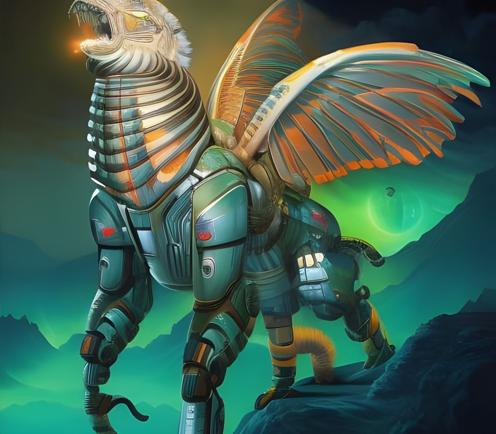 Neural Network Construction: Epic Digital Matte Painting