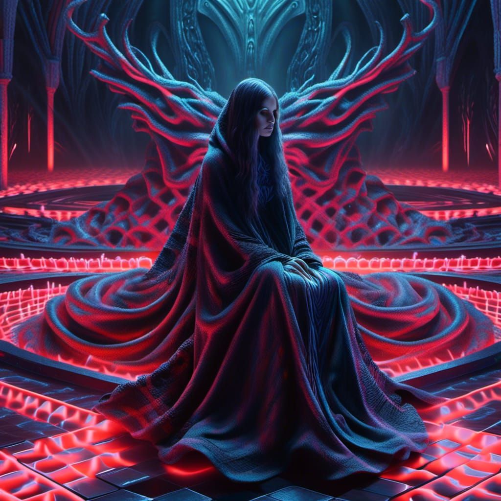 Dark Fantasy: Woman and Demon in Digital Art