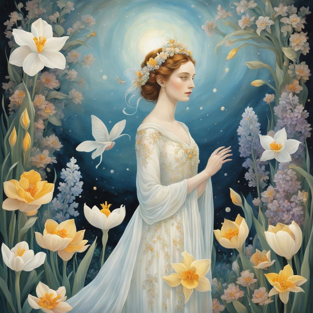 Persephone Rises in Vibrant Bloom