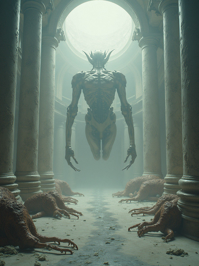 Surreal Galactic Being Emerges in Pristine Laboratory