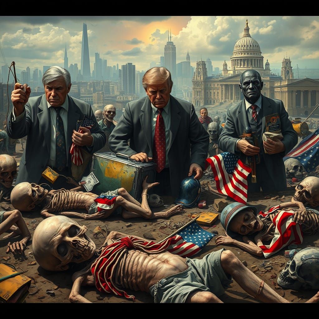 Republicans Devour America: A Haunting Vision of Greed and D...