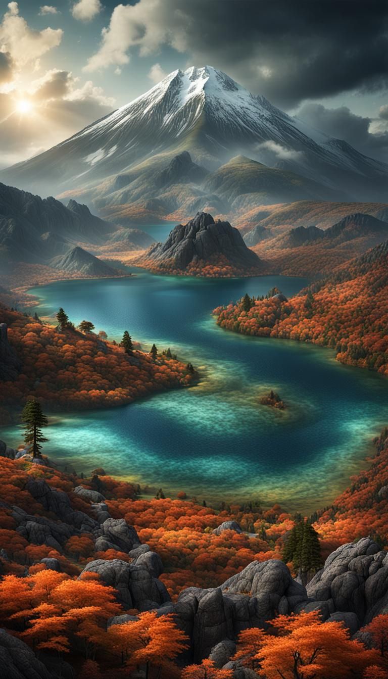 Spectacular Alien World with Extravagant Wildlife