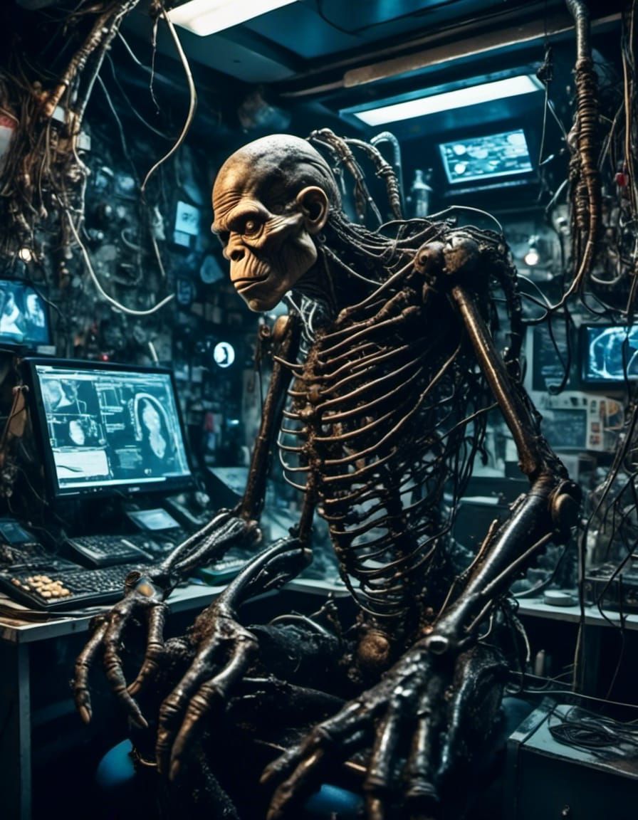 Futuristic Virtual Hospital in Hyperreal Style