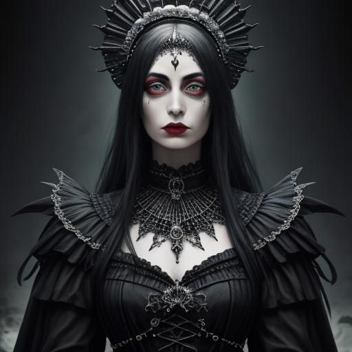 Surreal Gothic Goddess in High Definition