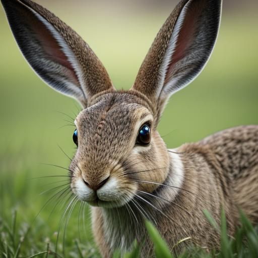 Macro Photo of Cape Hare with Soft Fur