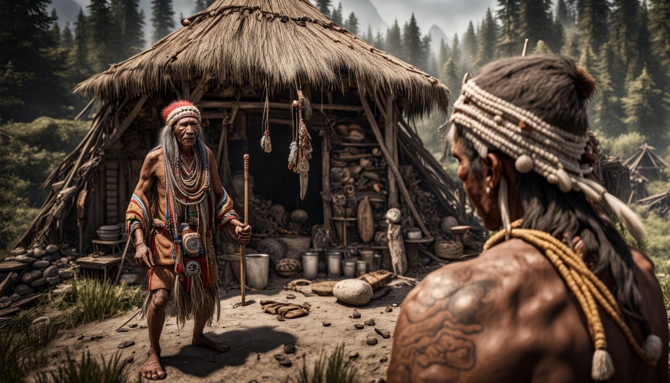 Shamanic Village Elder in Unreal Engine 5