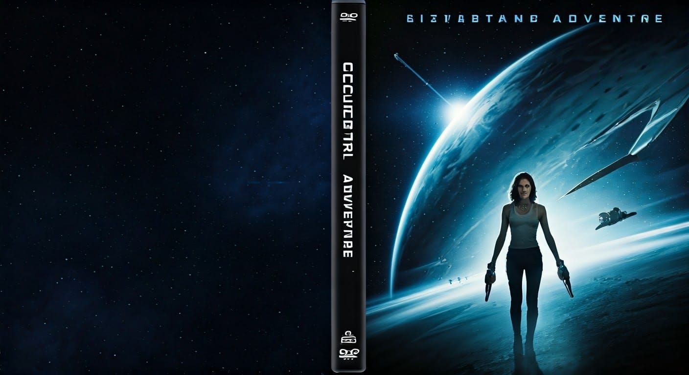 Sci-Fi Adventure DVD Cover Design