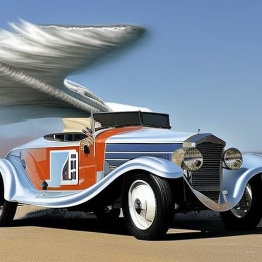 Spitfire vs Messerschmitt in Art Nouveau Style