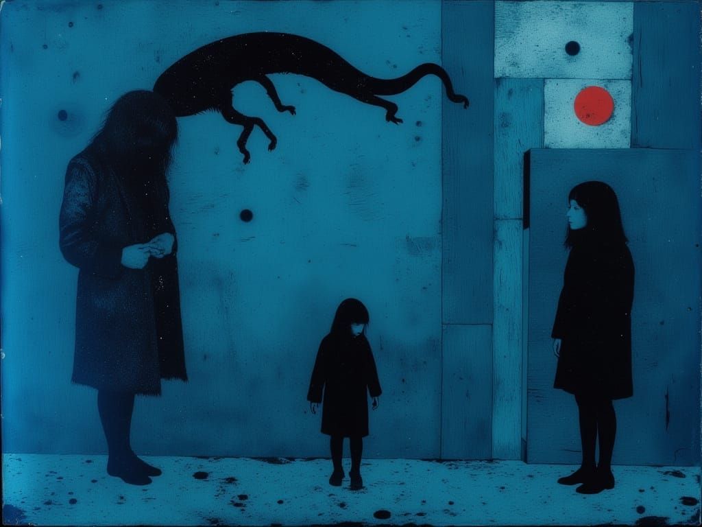 Ethereal Blue Haze in a Cinematic Masterpiece