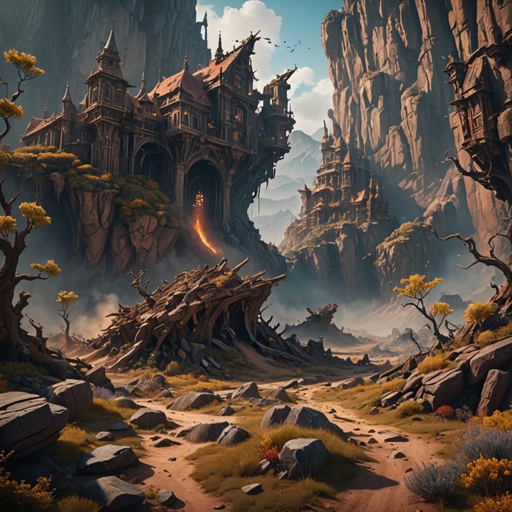 Detailed Matte Painting: Dust in the Wind