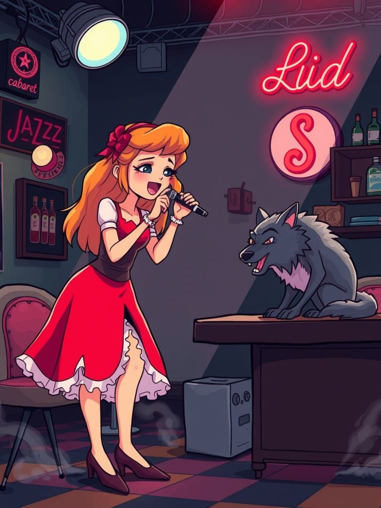 Little Red Riding Hood in a Jazz Cabaret