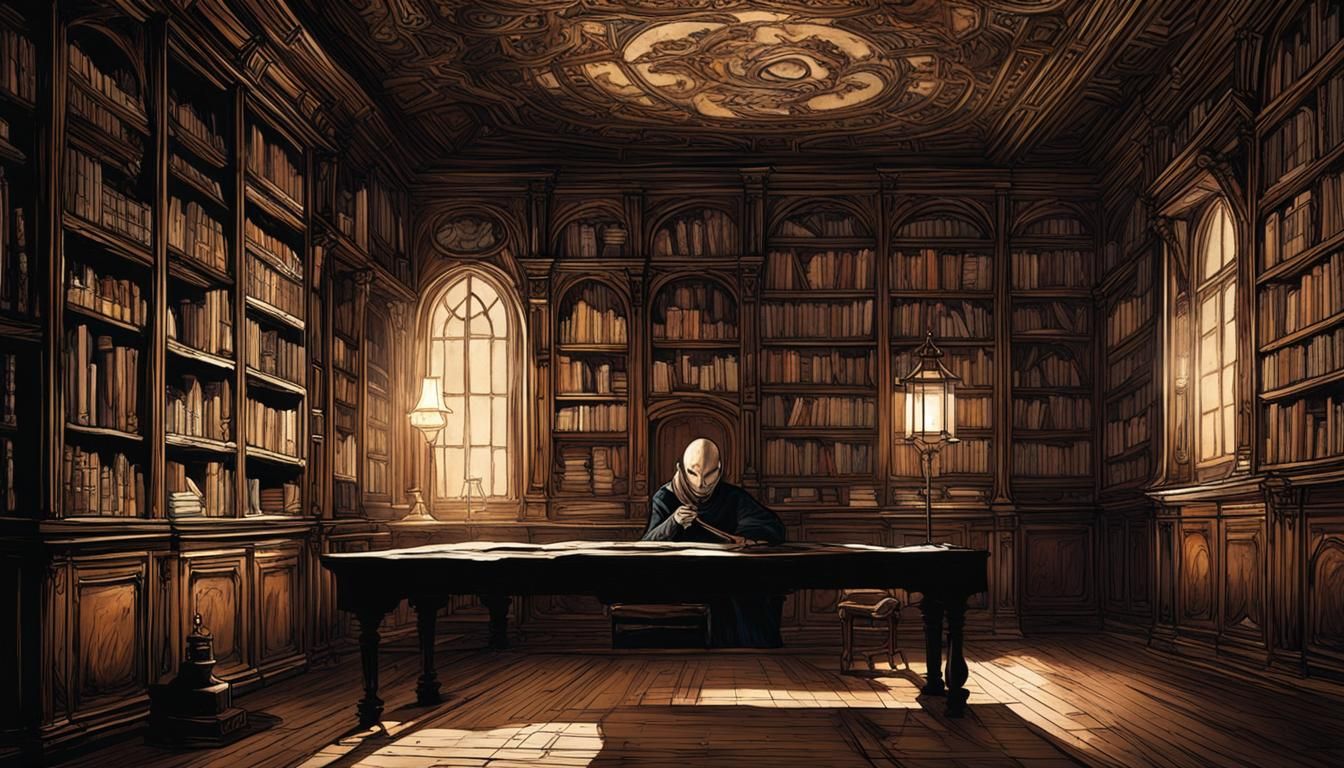 Egg with Human Face in Dutch Masters Style