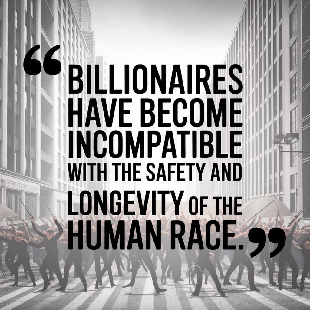 Revolutionary Warning in a Faded Urban Landscape