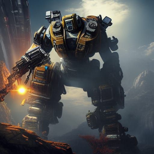 Jack Cooper from Titanfall: Detailed Matte Painting