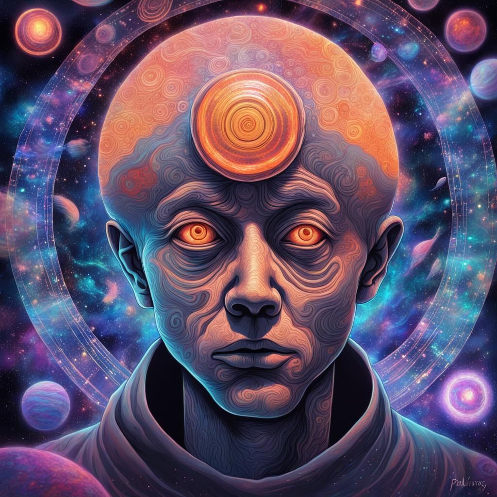 Obito in Holographic Astral Cosmic Art