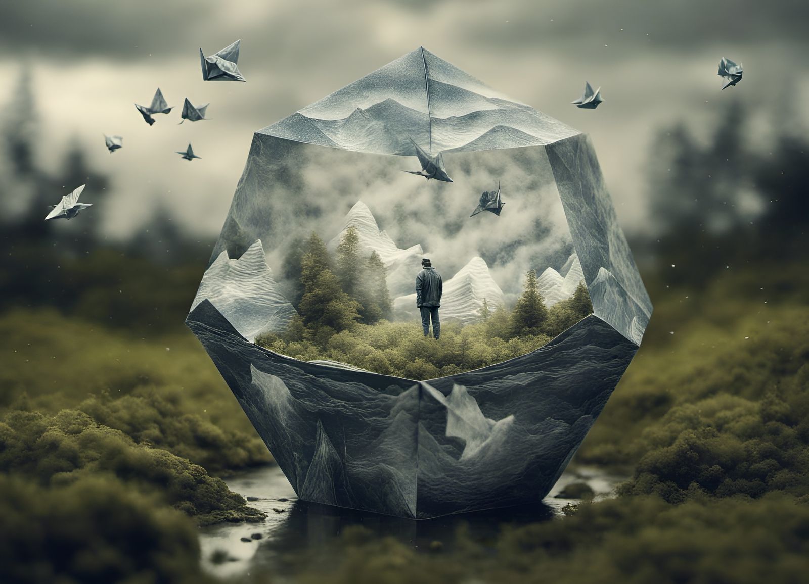 Epic Origami World in Macro Photography